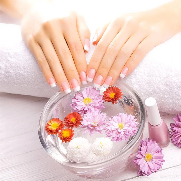 Manicure flower bowl